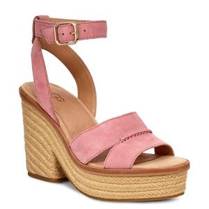 Ugg Women’s Carine Suede Heeled Sandal NEW!